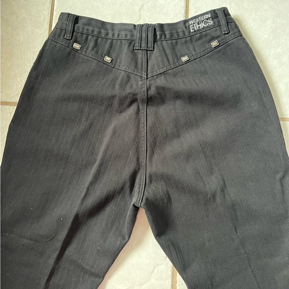 Black Western Ethics Jeans - Picture 1 of 5